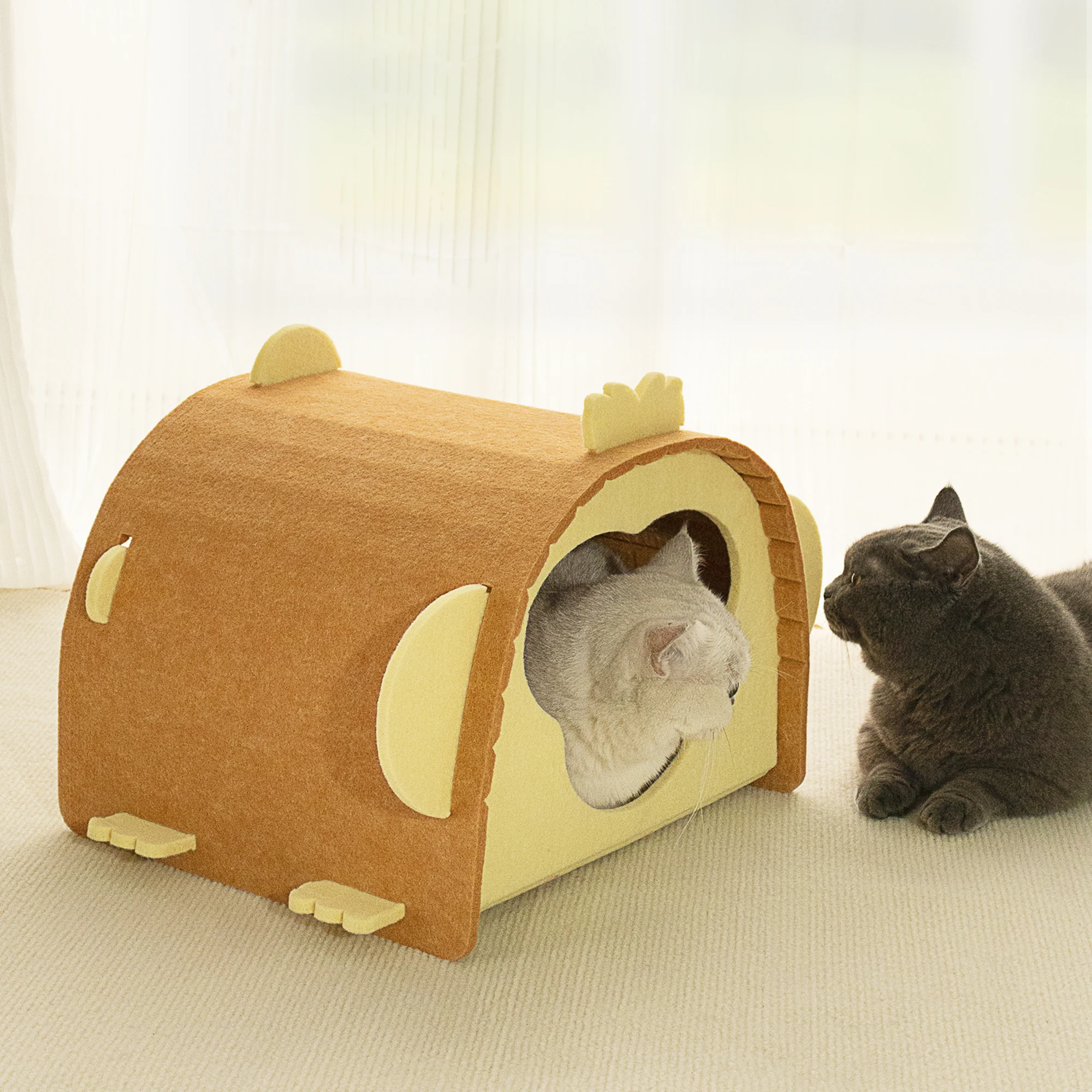 Wholesale Innovative Design Cute Thickened Foldable Cat Beds