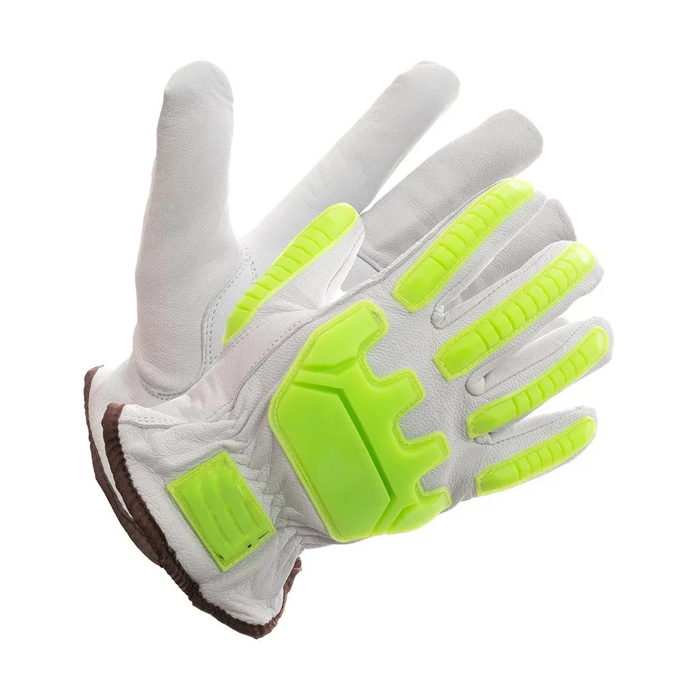 Anti-vibration Glove Safety Nylon Liner Foam Latex Hand Gloves For Work  Safety Wear-resisting Machinist Working Gloves