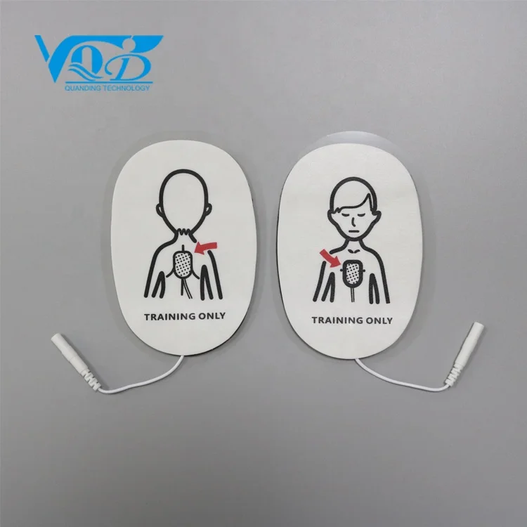 Wholesale Defibrillation Electrode Pad   For Child Training AED Pad Placement