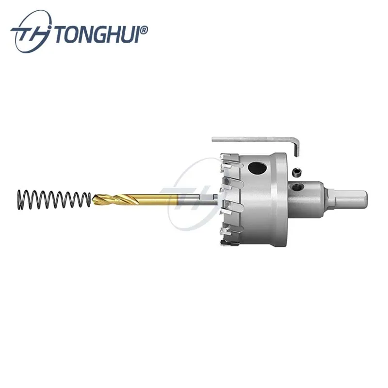 High quality TCT metal drilling hole saws Carbide tipped hole saw with Sand blast finishing