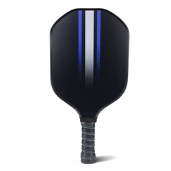 Custom design carbon fiber paddle tennis rackets with VC edge design and shock absorber handle pickleball paddle
