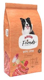 Aion Friends жизненно важный ягненок 3 кг корм для собак из ягненка рис Взрослые особи усвояемые уход за вкусовым вкусом Omega3 F.O.S.