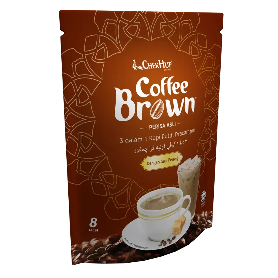 Cheap High Grade Instant Coffee Of Chek Hup Coffee Brown With Cream Flavor Packing Mix Packaging Food Gap
