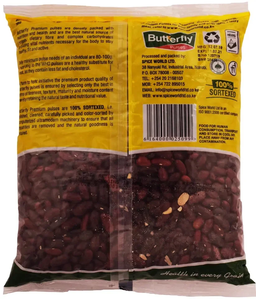 Non-gmo Highest Grade Bulk 25-50 Kg Products From Uzbekistan Natural Speckled White Kidney Beans for Food