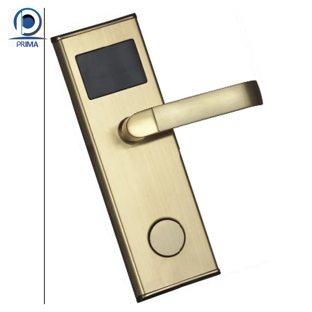 Smart Luxury ANSI mortise USA Hostel RF key card digi lock 13.56Mhz MF Proximity Card lock for hotel room door