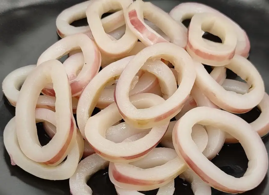 High quality manufacturer frozen giant squid squid rings indian ocean squid ring 3-8cm