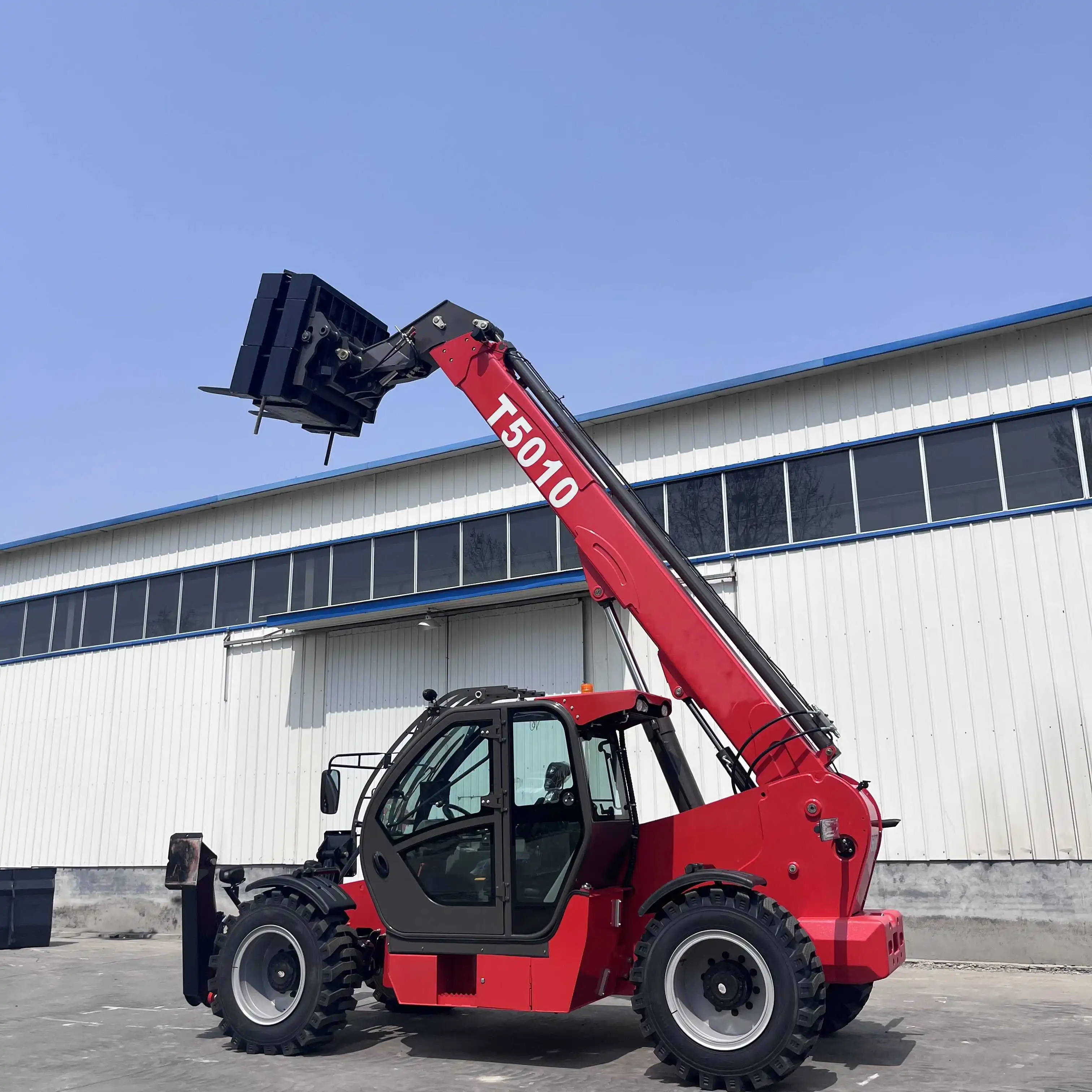 3ton 4ton 5ton Telescopic Forklift 7m 10m 14m 18m Lifting Height Telescopic Handlers and Attachments