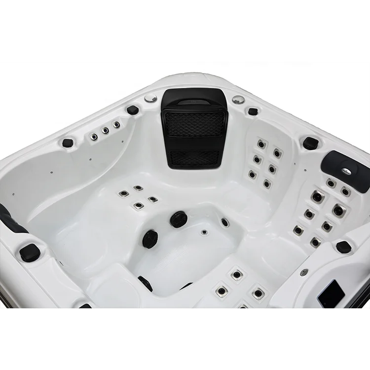 4 Person Outdoor Soaking Bathtub USA Acrylic Spa Tubs Backyard Massage whirlpool Hot Tub Hydro Spa Machine