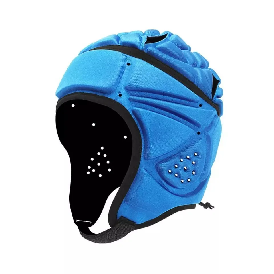 Premium Rugby Helmet Sport Soft Shell Head guard Headgear Breathable for Soccer Football Lacrosse Hockey