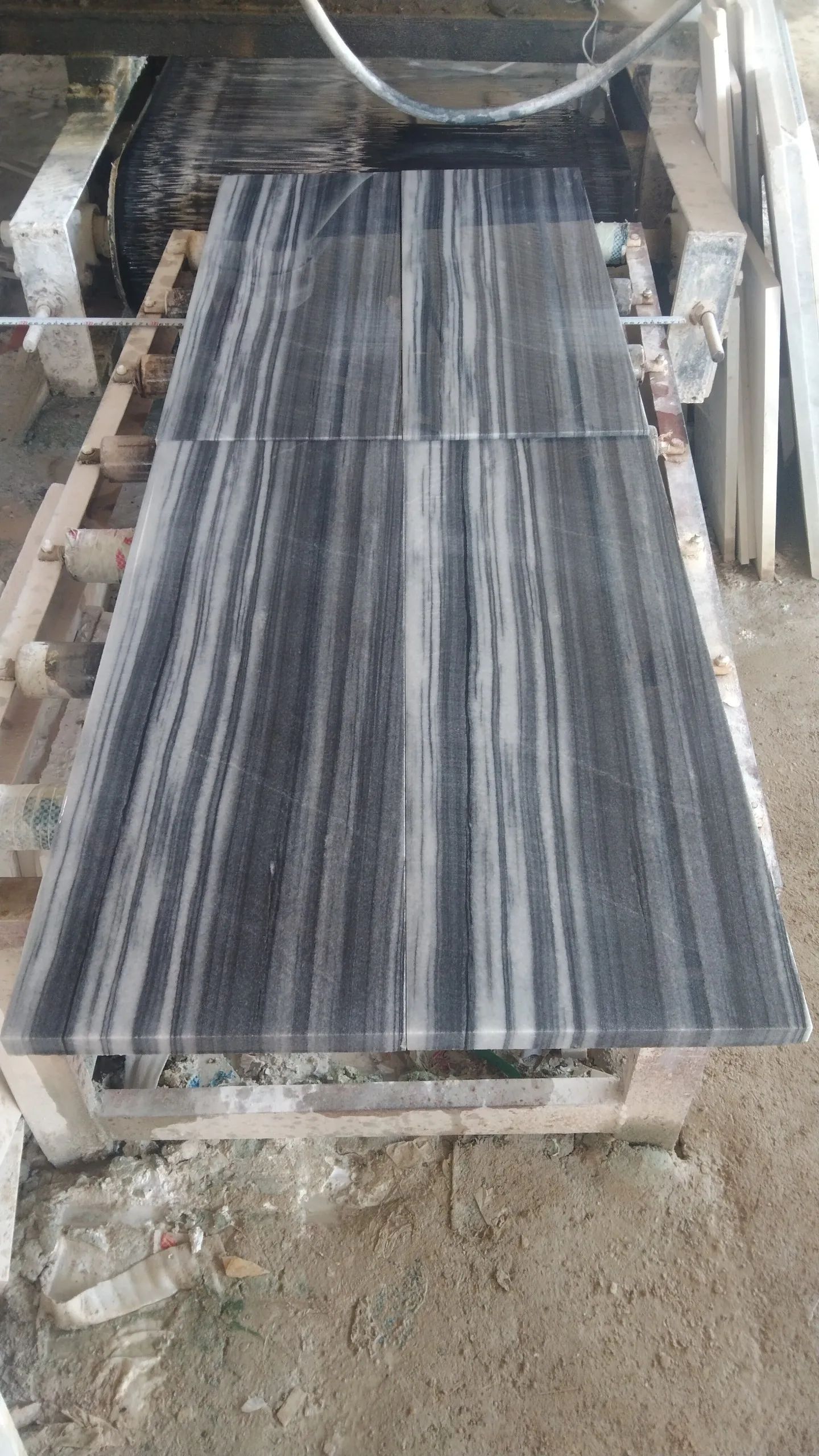 Black marble stone 300x800x25mm