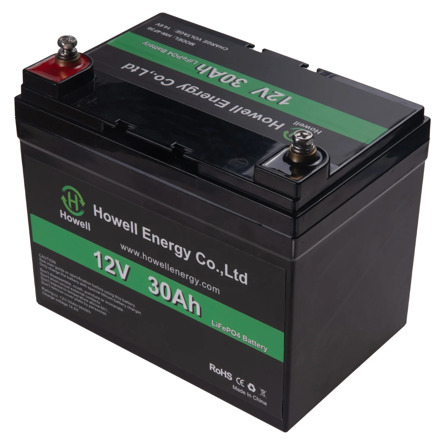 Rechargeable Factory Li-Ion Battery Pack 12V 30ah LiFePO4 Lithium Battery Replacement Lead Acid