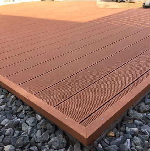 China Factory Wholesale WPC 140mm Decking for Park Flooring