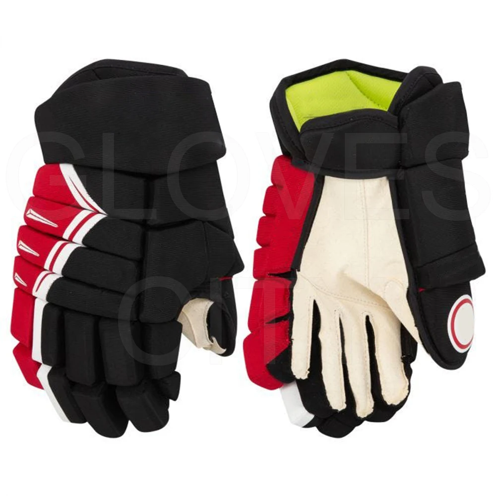 Customized unique style Ice Hockey Team 3d logo Unique Style Best Price Ice Hockey Gloves hands protection