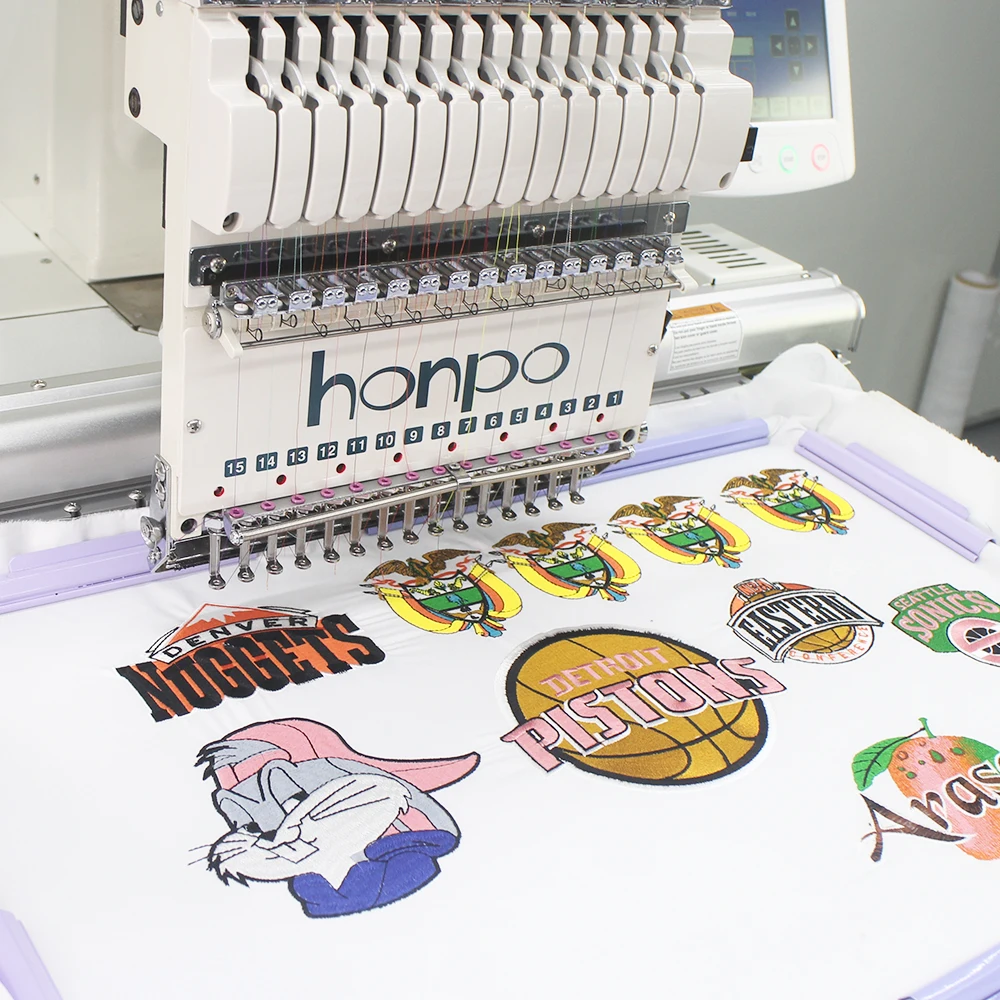 HONPO Computerized Single Head Embroidery Machine With Best Prices Industrial