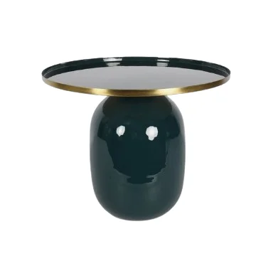 Marble Rounded Top Side Table Indian Handcrafted Living Room Interior Decoration Home Bedroom Sofa Metal Side Table