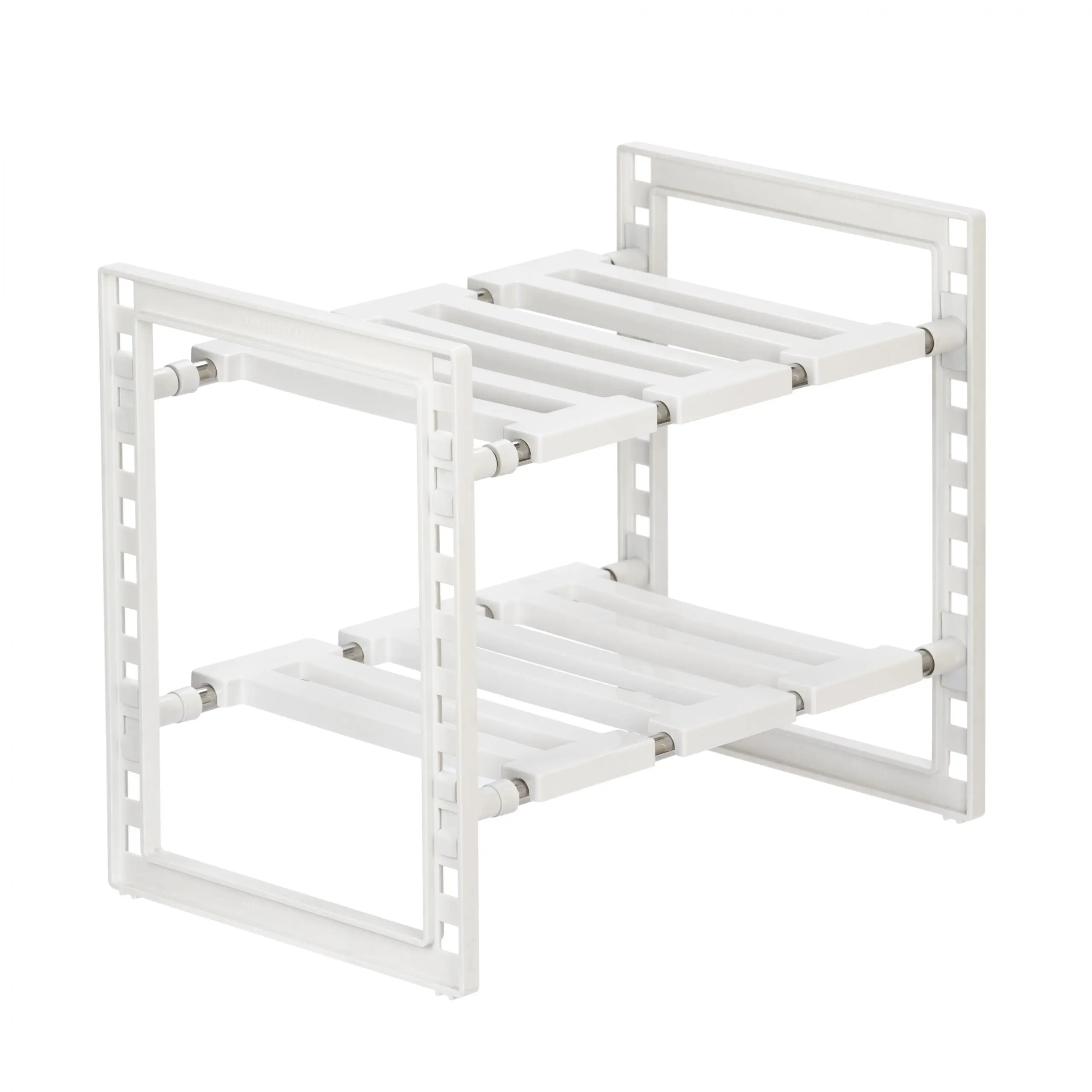 High Quality Tokyo Multifunctional Under-Sink Shelf Virgin PS & Stainless Steel for Kitchen & Bathroom Storage