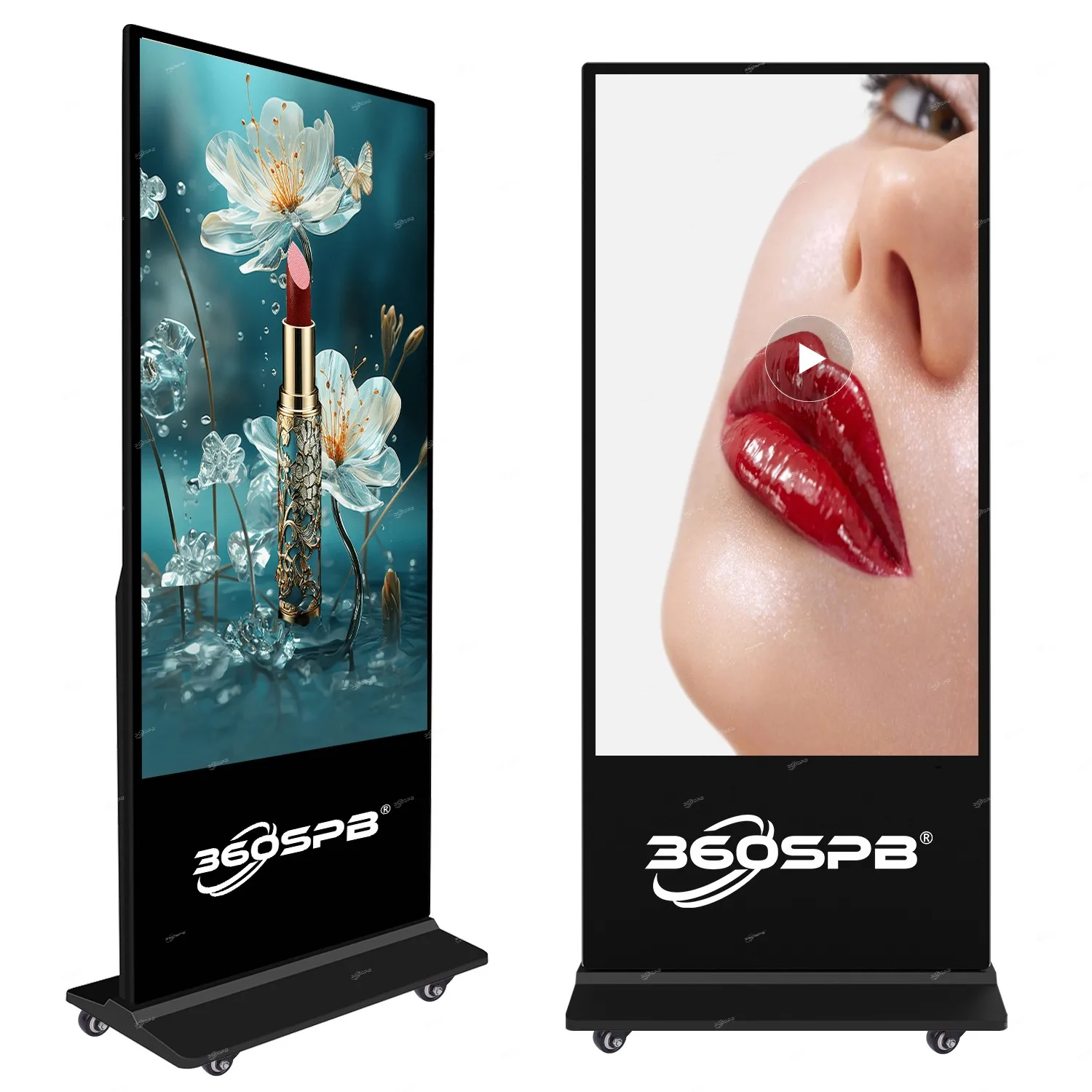 360SPB IFS55C LCD Touch Screen Kiosk 55 Inch Floor Standing Media Player Custom Indoor Digital Signage Display For Advertising
