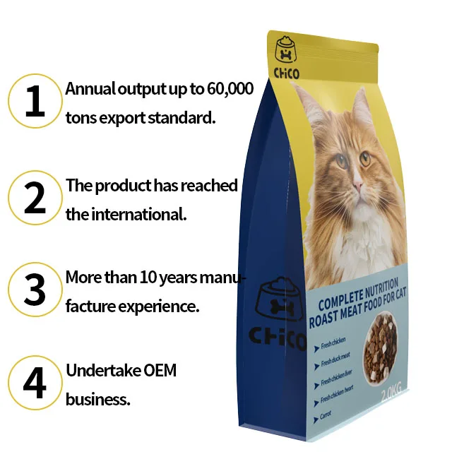 Wholesale cat food 10 pounds packed for cats and Kitten Pet Cat Dry Food