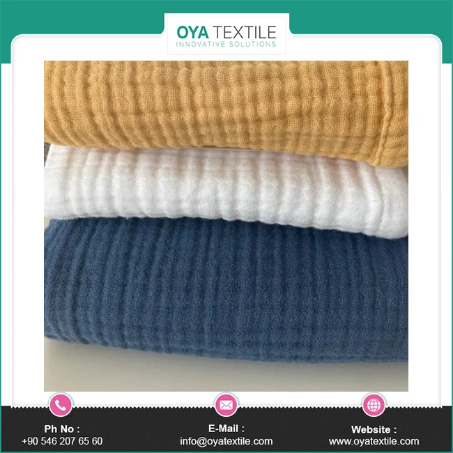 Solid Color Best Seller High Quality 2 Layer Muslin Swaddle Blankets Customized Sizes