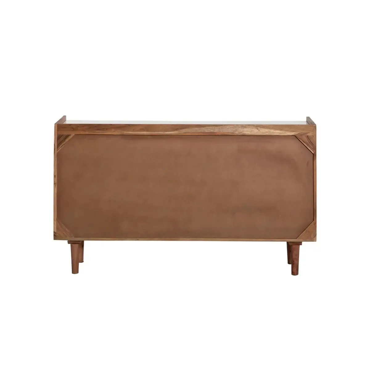 Hot selling solid acacia  wood and marble top  new designs sideboard cupboard cabinet 2024 industrial buffet storage cabinet