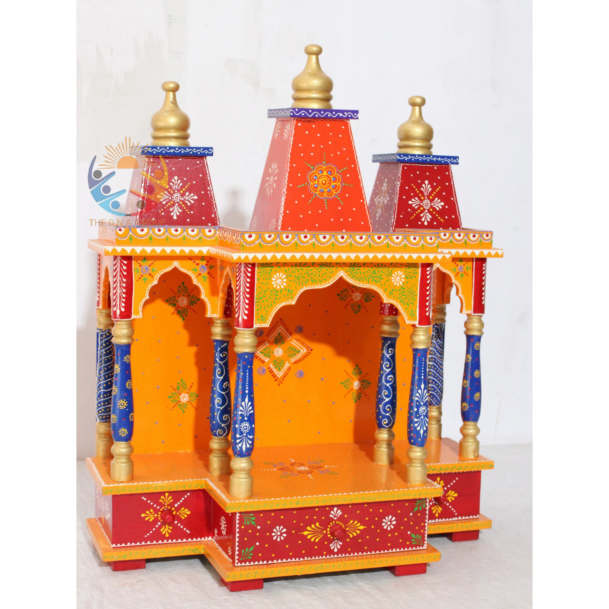 Most demanding Handpainted Wooden temple for home decor Indian New unique design for worship