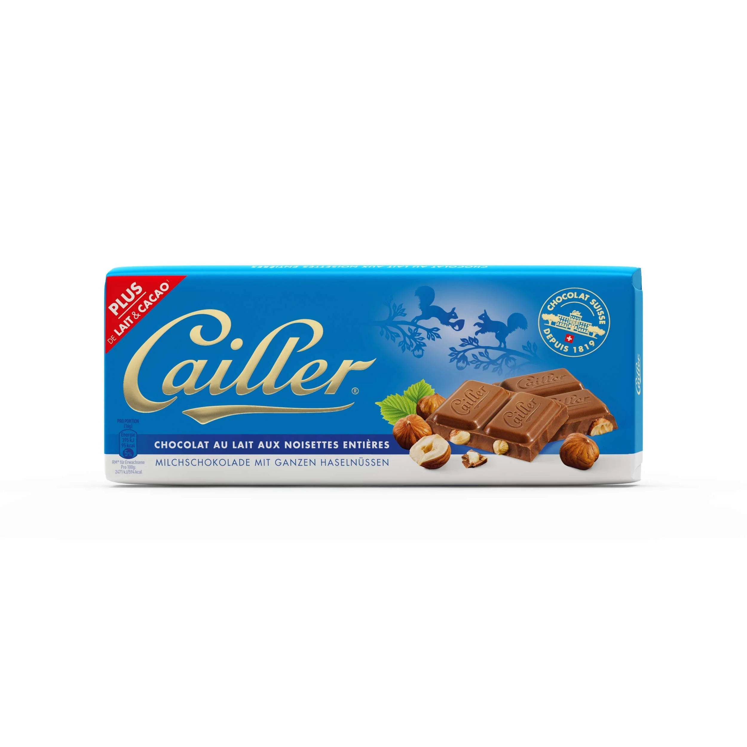 100% Pure Quality Cailler Milk Chocolate 100g At Best Cheap Wholesale Pricing