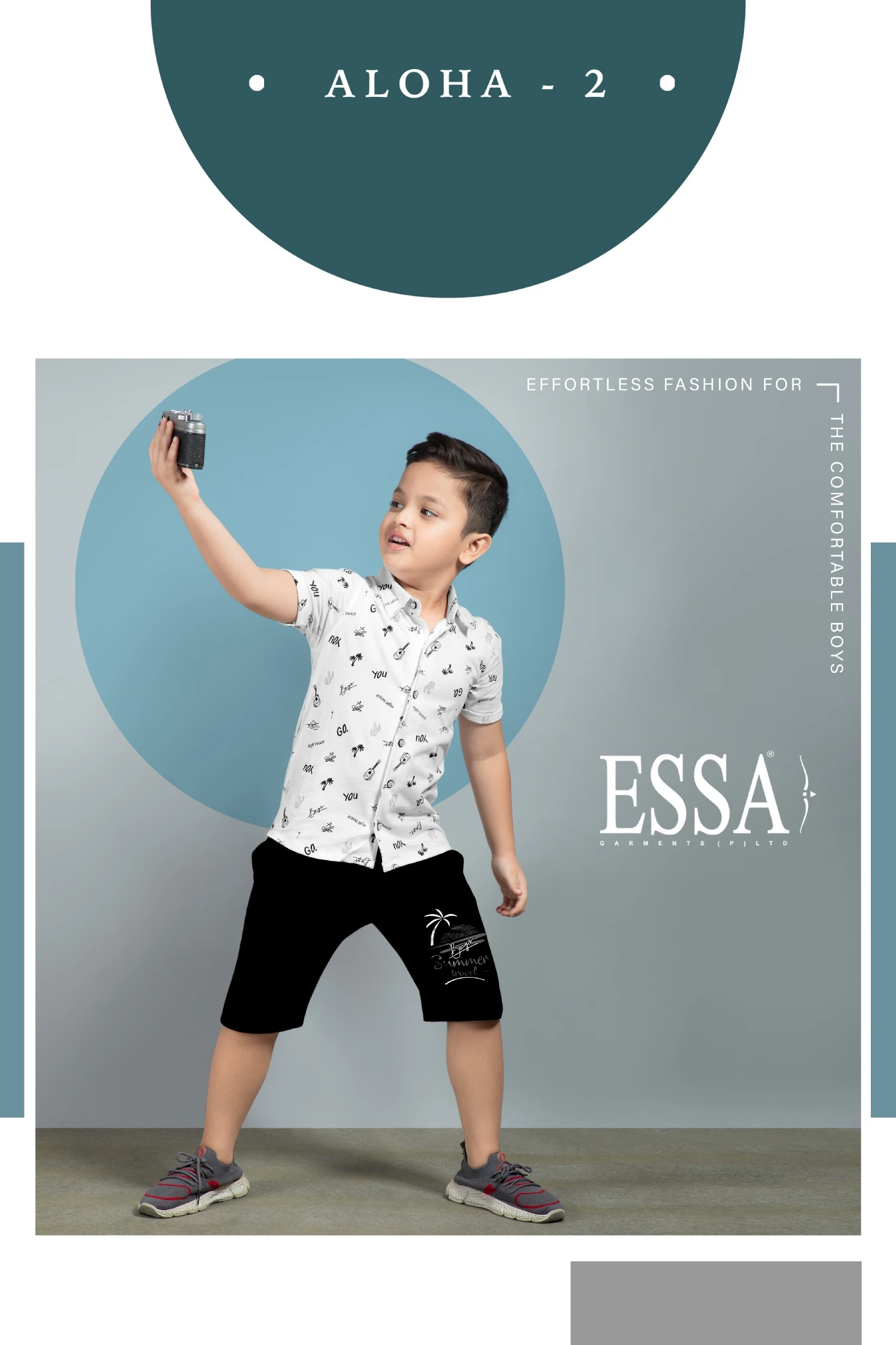 New Arrival Short Sleeves Pent Shirt for Boys T Shirt with Printing Process Baby Boy Clothes T Shirts from India
