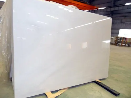 High Quality Pure Marble Marble Pieces Cut To Size Milky White Floor Tile White Stone Slab Vietnam Marble With No Veins Pearl