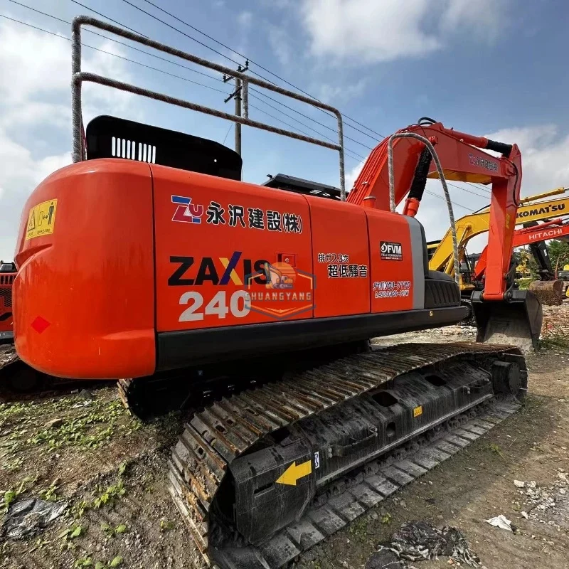 Original Hitachi ZX240-3 Excavator in Good Condition 130 135 160 Excavator with Isuzu Engine Pump Motor Bearing Low Price Sale