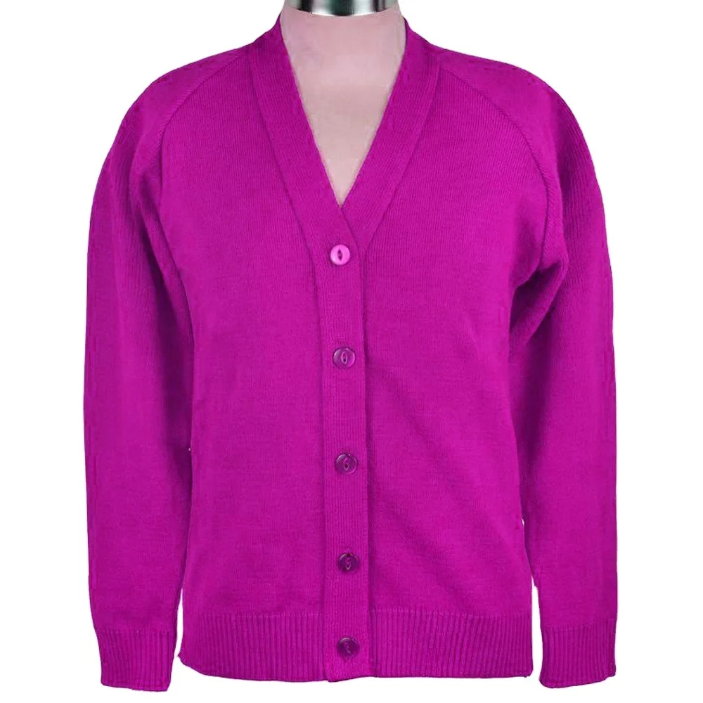 Autumn Winter Direct factory price New Fashion cute Heavy gsm fabric material Oversize 100% cotton  Cardigan sweaters for women