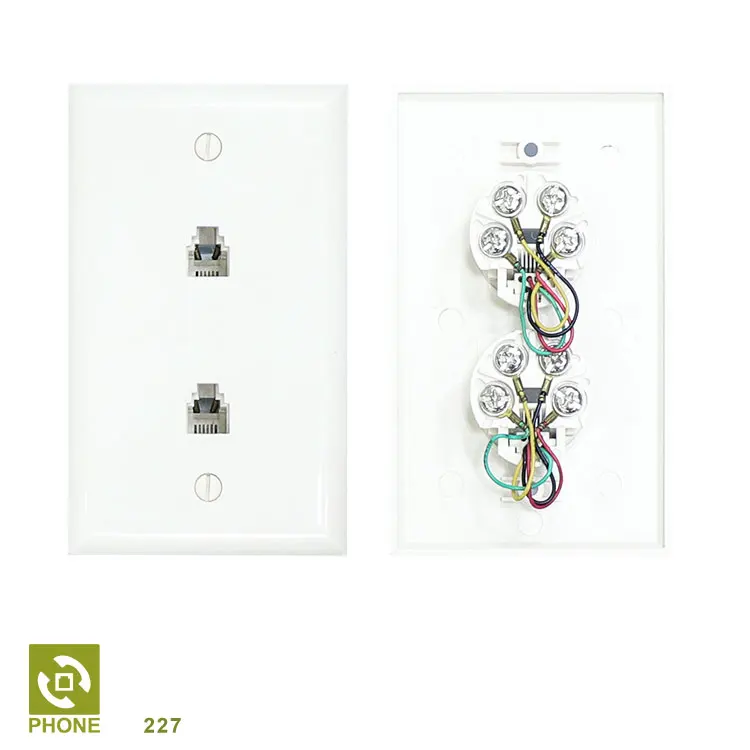 Wholesale Price Standard Wall Plate Cover for Telephone and Ethernet
