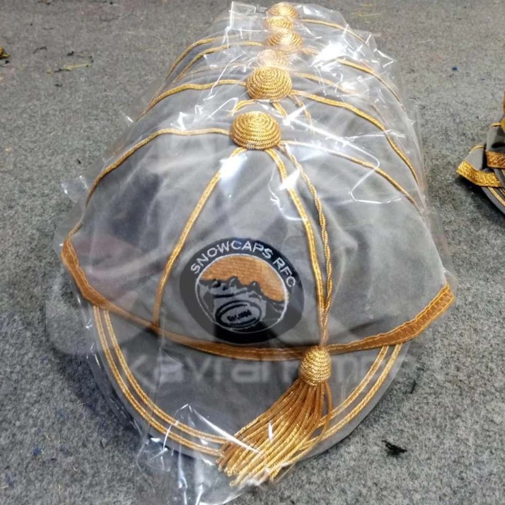 Honours cap velvet international rugby Caps Custom Wholesale Honours Caps Manufacturer and supplier