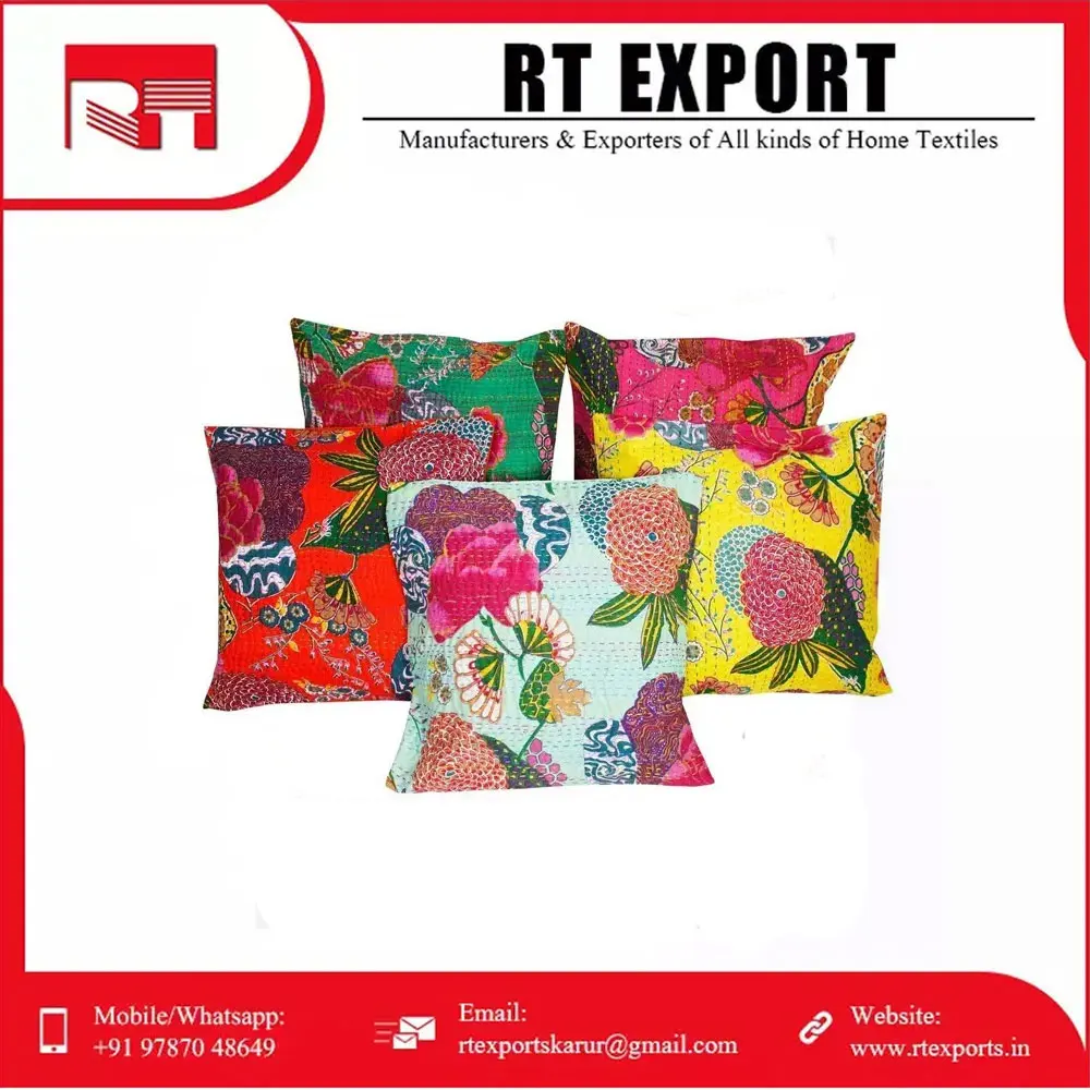 Latest Design Decorative 100% Pure Cotton Customized Home Decoration Pillow Cases Pillow Cover