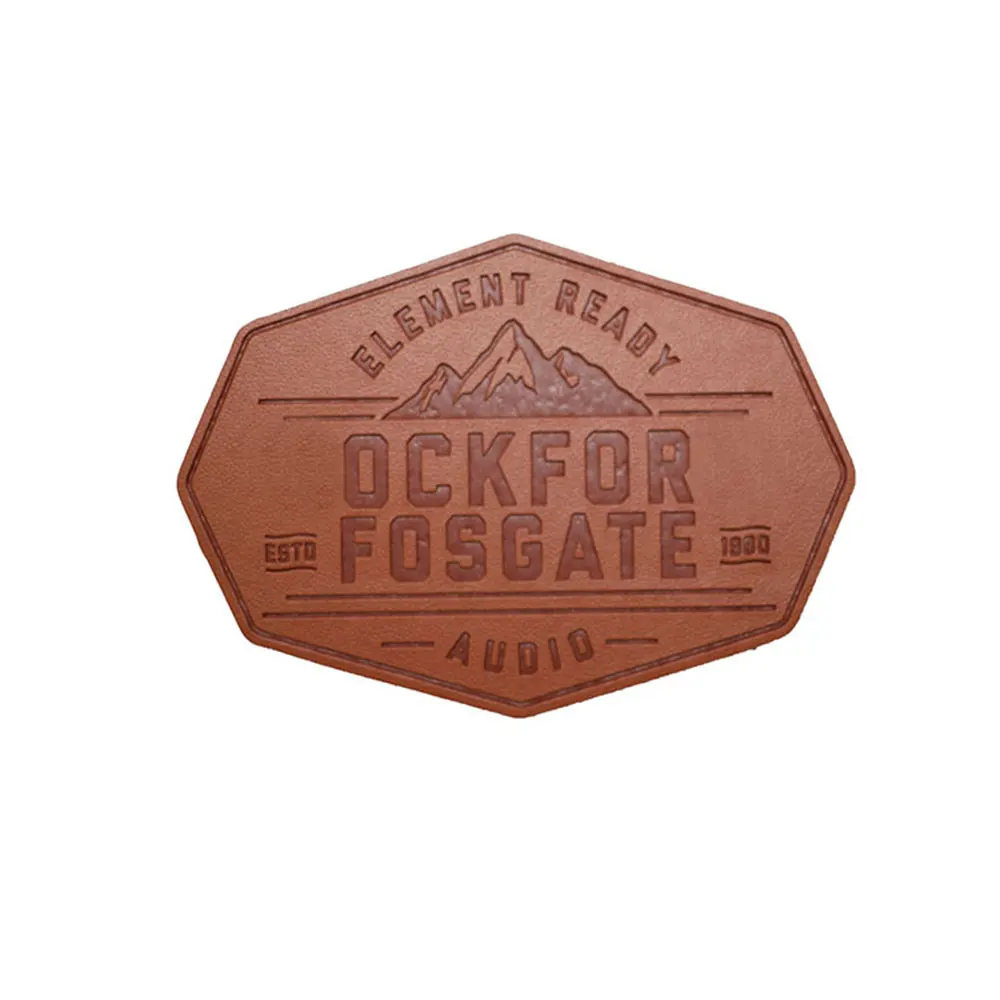 Custom Self Adhesive Leather Repair Patch Jeans Embossed Laserable Leather Patches Blank Pu Leather Patches For Cloth