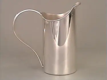 Кувшин с фильтром для воды/Винтажный кувшин воды из зеленого стекла/кувшин стекла подарок на свадьбу Серебряный графин латунный