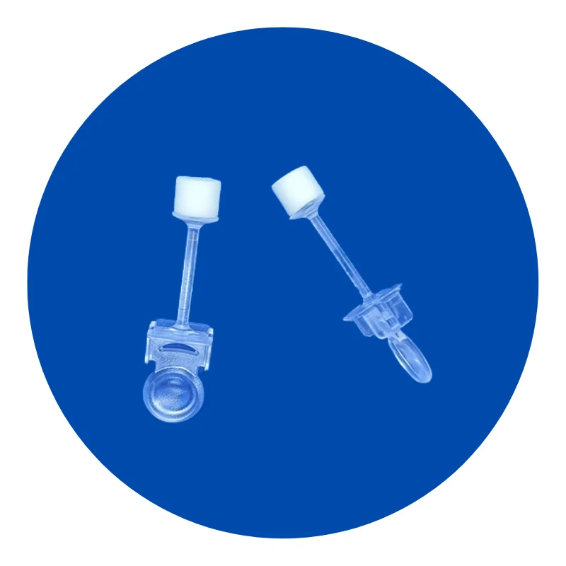 Hot Sale CE Certified Disposable PVA Soft Sponge Tip Oral Saliva Sample Collector Molecular Diagnostic Dna Detection Oral Swab