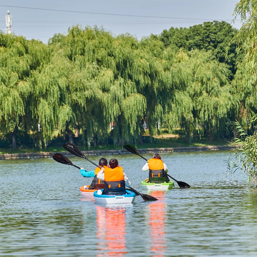 Ridgeside OEM/ODM Wholesale HDPE Blow Molded One Person Sit On Top Chinese Cheapest Fishing Kayak Hard Boat