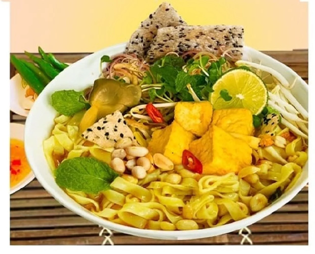 Hot Selling best price ISO 22000 -2018 SHRIMP AND CHICKEN FLAVOR QUANG NOODLE  wheat flour Viet Nam