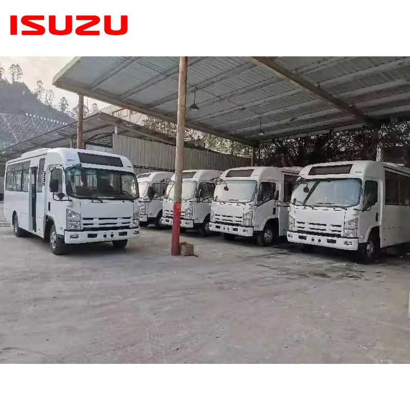 Мини-автобус ISUZU дизельный 4x2 LHD RHD заводской городской легковой автомобиль/10-23 места японский школьный автобус