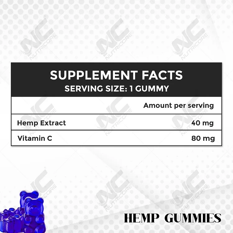 Leading Exporter of Best Quality Healthcare Supplement Private Label Hemp Gummies for Wholesale Purchase