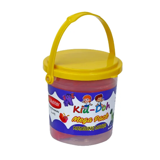 Newly Arrival Kid Doh Mega Pack 500 GM Bucket with 6 Color Available For Kids Playing Uses Lowest Prices