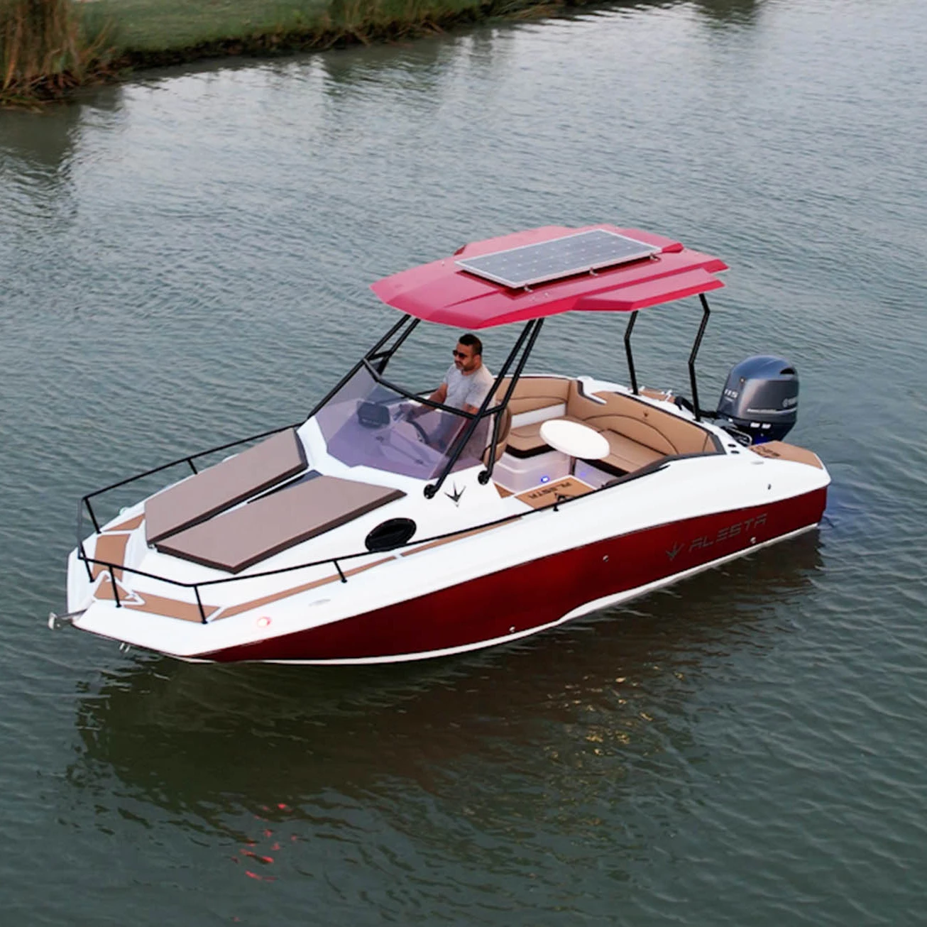 Alesta Marine Luxury Sea Max 620 WA кабина Новая зеленая скоростная лодка из стекловолокна для рыбалки лучшее качество белый океан море озеро река