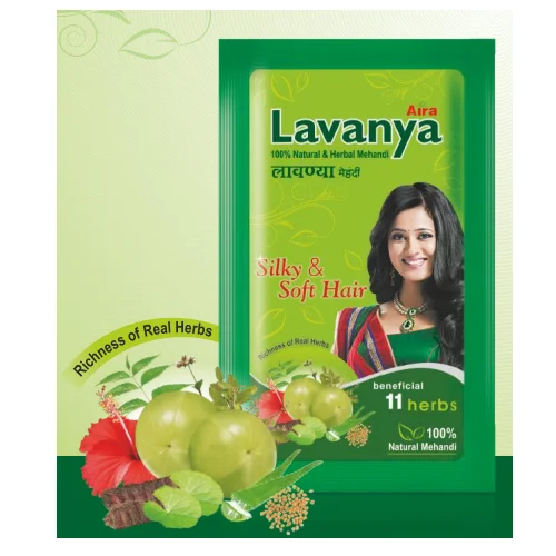 Super Premium Quality Natural Herbal Lavanya Mehendi with 11  Herbs For Soft & Silky Hair By Indian Exporters