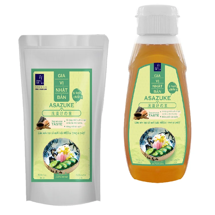 Vietnamese Brand Premium Japanese Marinade Sauce Asazuke Seasoning Sauce For Softening Materials Texture