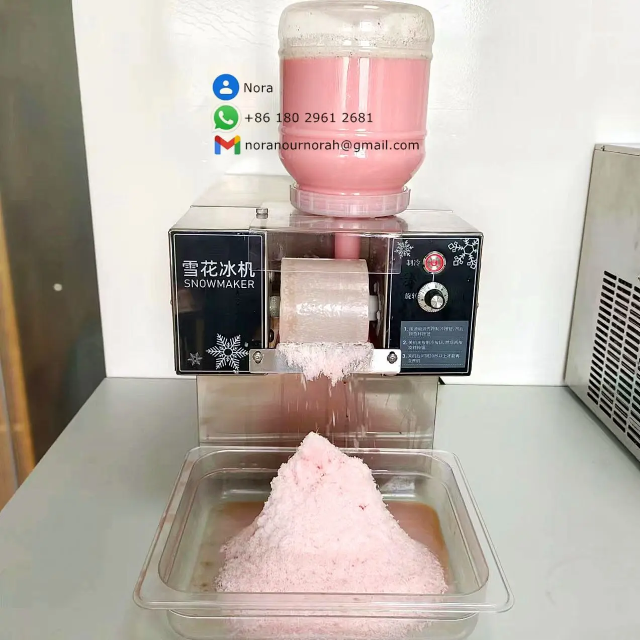MAYJESSIE сенсорный экран bingsu машина для производства молока и снега льда ледяного холодного десерта