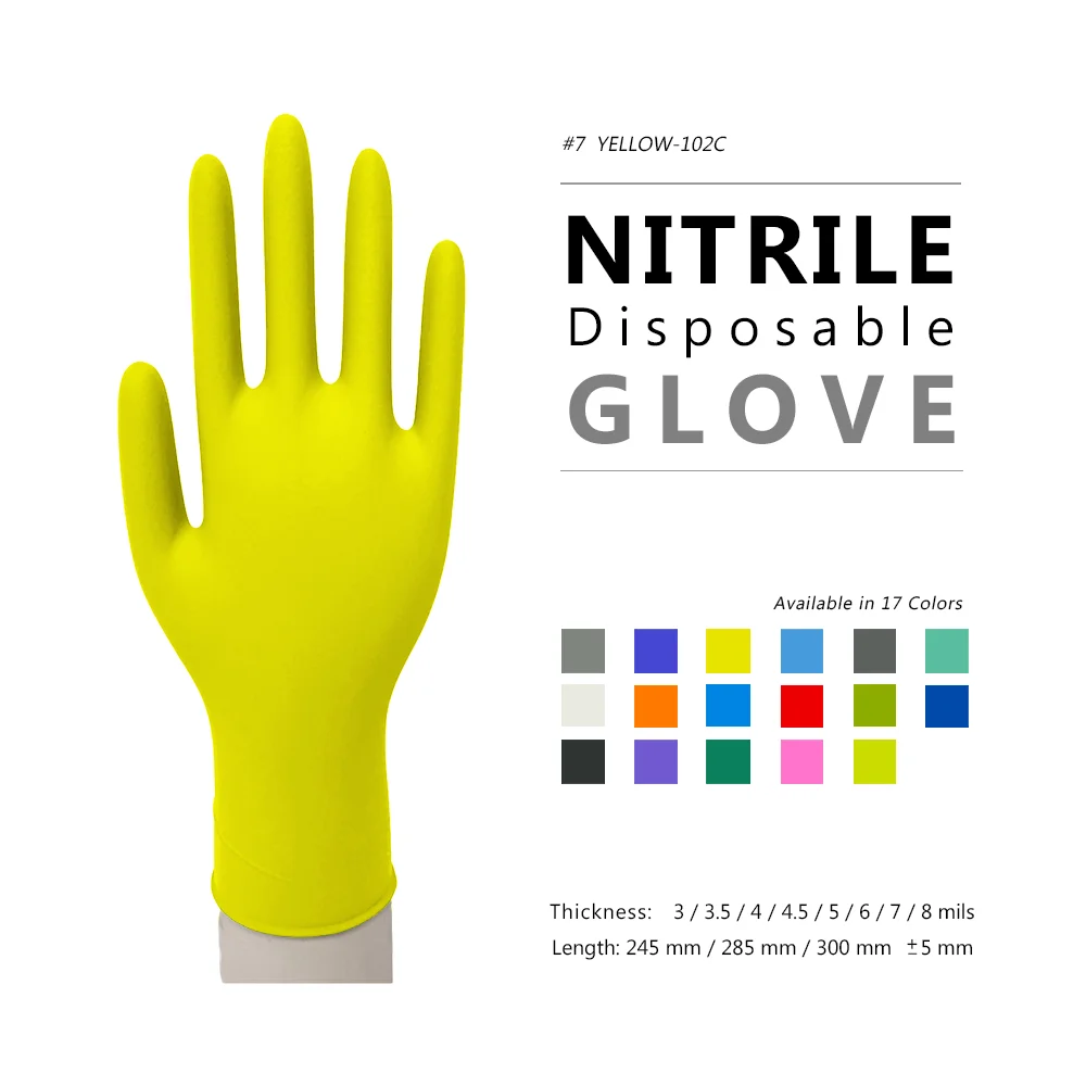 Нитриловые перчатки для осмотра нитриловые одноразовые