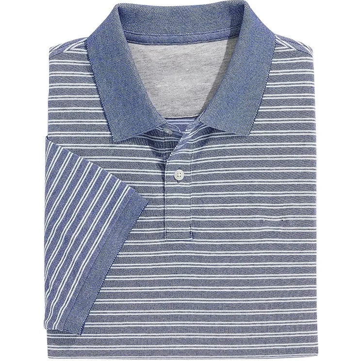 High Quality Wholesale Cheap Customizable Polo Shirt Striped Custom Logo Polo Tee Shirt Custom Print Export From Bangladesh