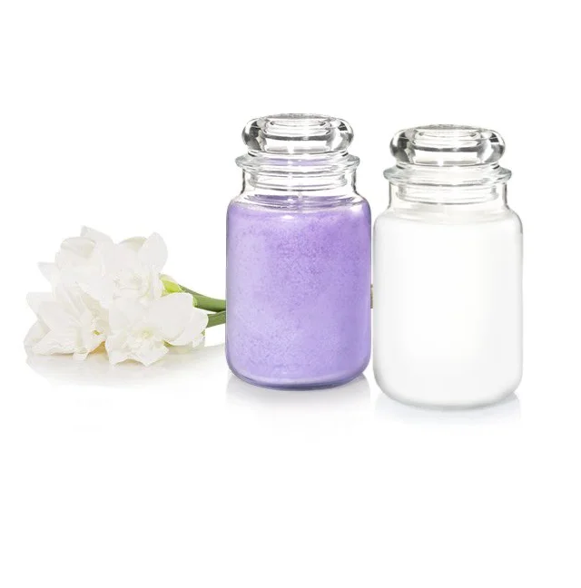 Hot Selling White Flower Scented Candle Soy Wax Glass Jars 200g From Indian Trusted Seller