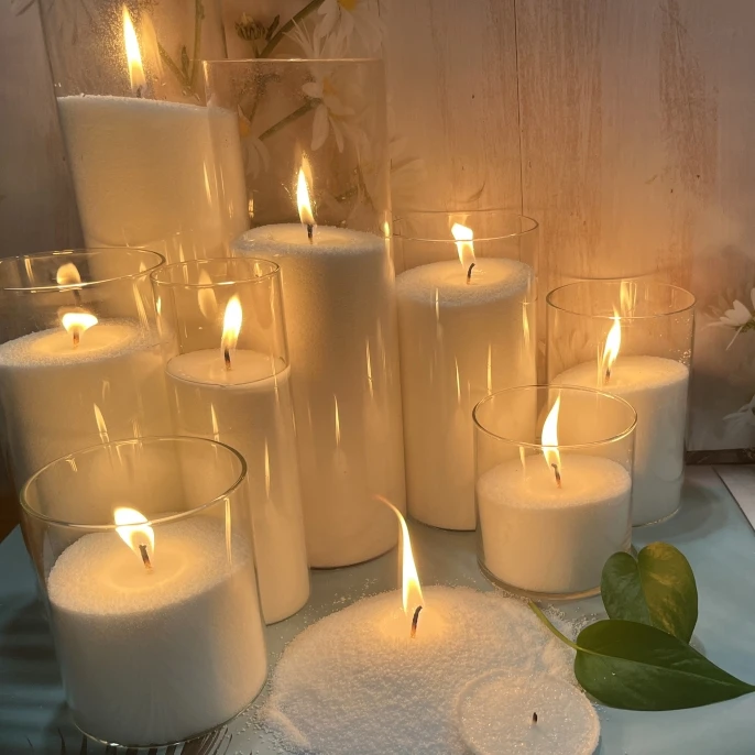 Plant Based Pearled Candle Wax Candle Sand Wax Granulated Wax