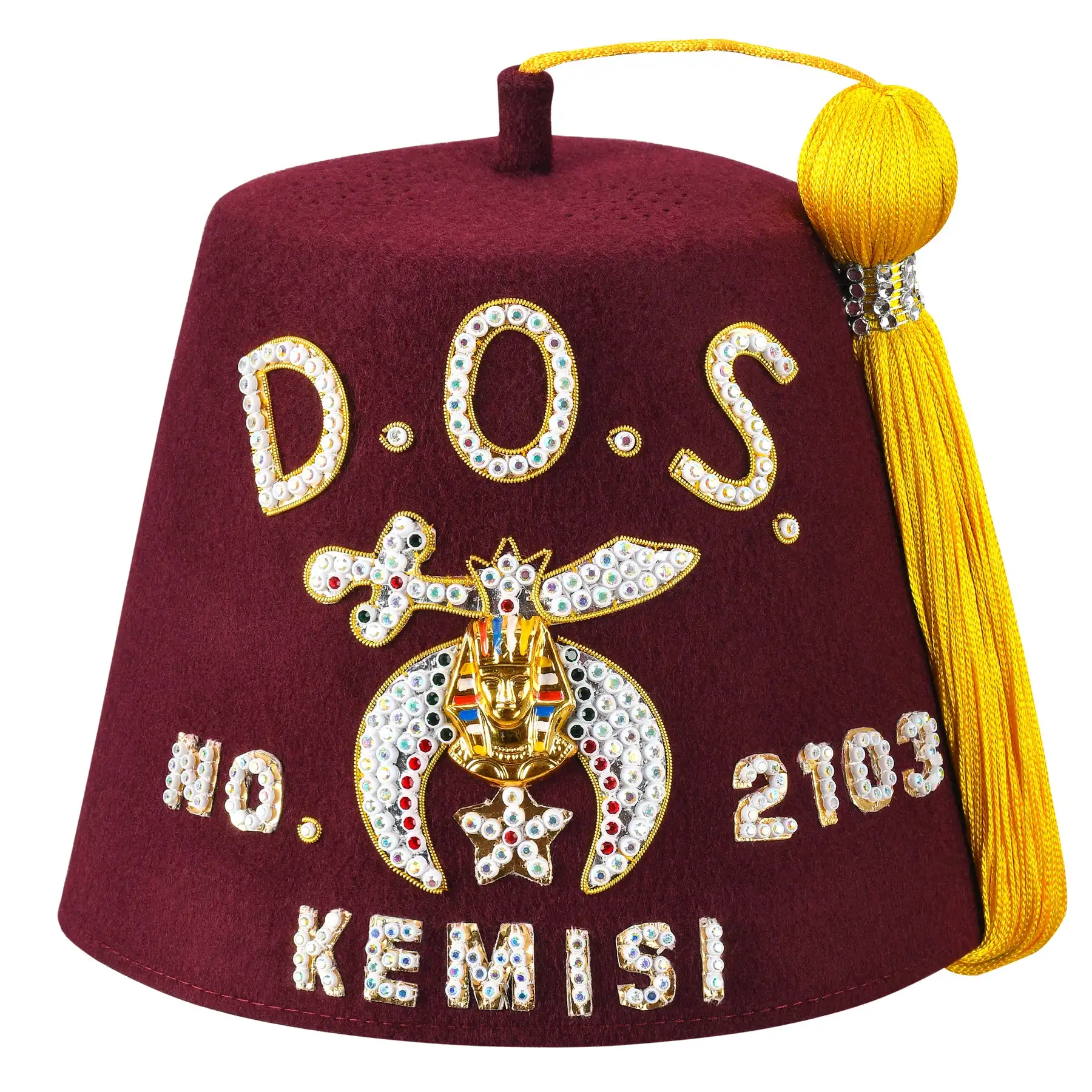Wholesale High Quality Latest Design Masonic Fez Cap Case Red Masonic Regalia Custom Fez Cap Case Best Supplier